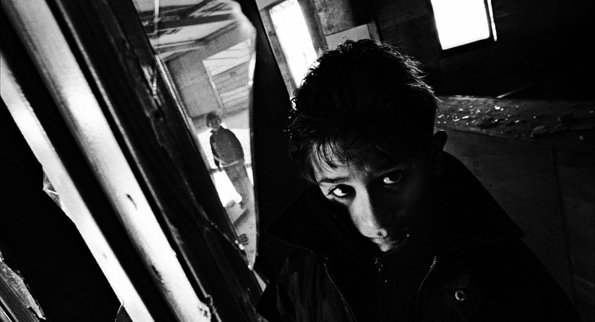 Rome, Italy.
A gypsy child in a destroyed shack in Collatina vecchia roma camp.